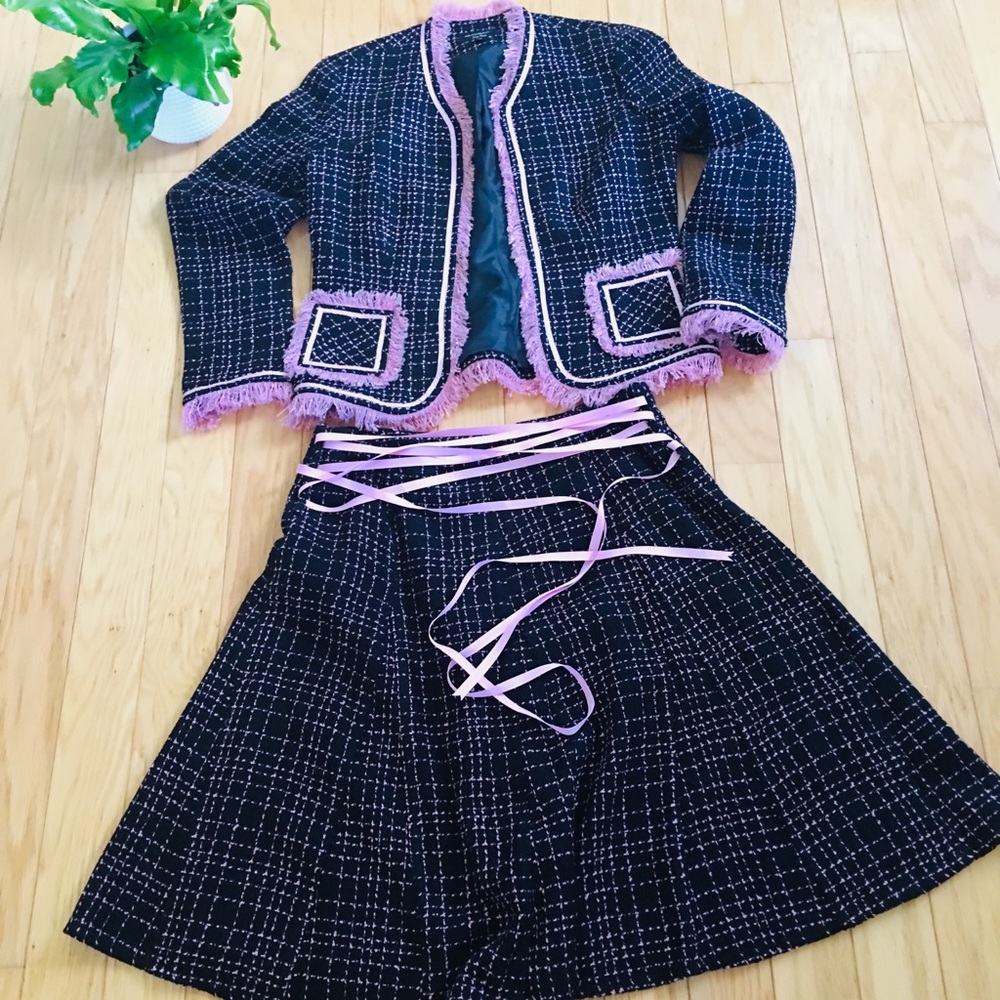 Margalit New York Two Piece Suit with Skirt.